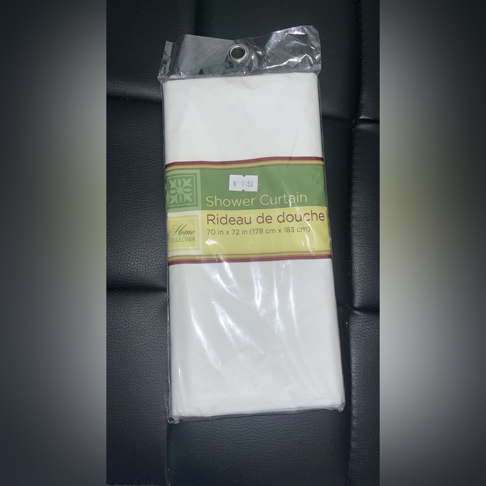 💝FREE w/Purchase💝  🤍Brand New Plain White Shower Curtain🤍